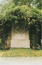 Grabstätte von Alois Alzheimer auf dem hauptfriedhof in Frankfurt am Main.